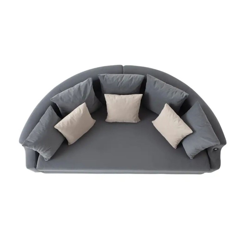 3-Seat Sofa-Bed Letto - Anthracite Anthracite