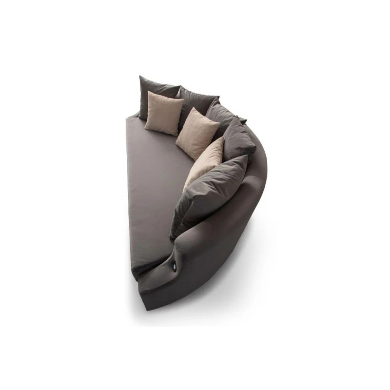 3-Seat Sofa-Bed Letto - Anthracite Anthracite