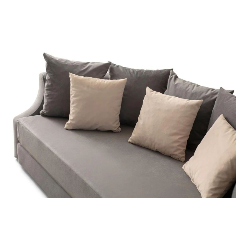 3-Seat Sofa-Bed Letto - Anthracite Anthracite