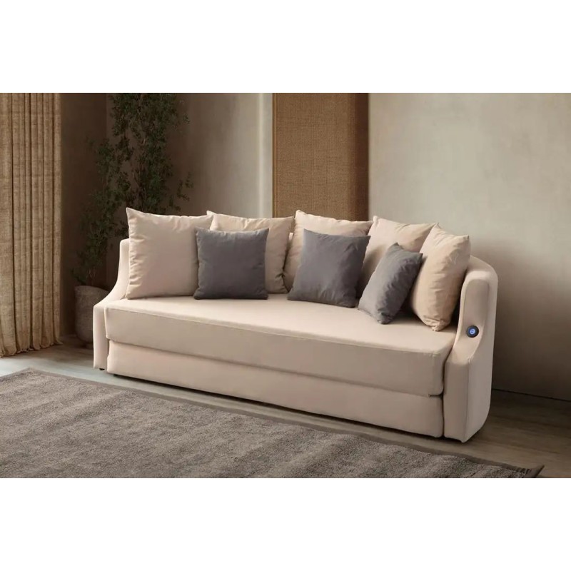 3-Seat Sofa-Bed Letto - Cream Cream