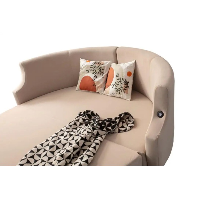 3-Seat Sofa-Bed Letto - Cream Cream