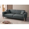3-Seat Sofa-Bed Mocha - Anthracite Anthracite