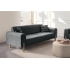 3-Seat Sofa-Bed Mocha - Anthracite Anthracite