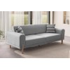 3-Seat Sofa-Bed Mocha - Grey Grey