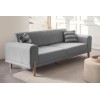 3-Seat Sofa-Bed Mocha - Grey Grey