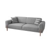 3-Seat Sofa-Bed Mocha - Grey Grey