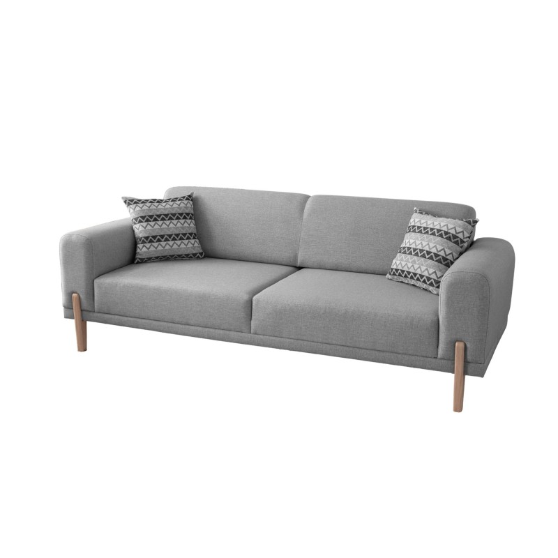 3-Seat Sofa-Bed Mocha - Grey Grey