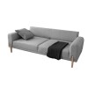 3-Seat Sofa-Bed Mocha - Grey Grey
