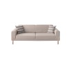 3-Seat Sofa-Bed Mocha - Cream Cream