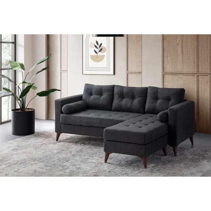 Corner Sofa Kraft - Anthracite Anthracite
