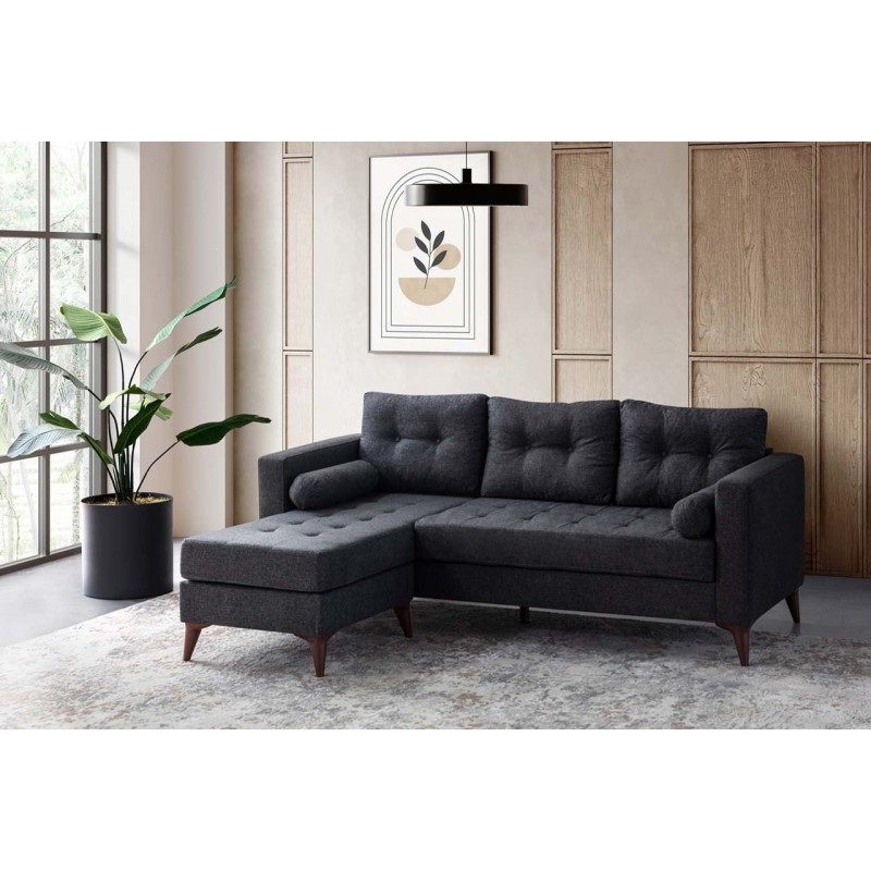 Corner Sofa Kraft - Anthracite Anthracite