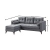 Corner Sofa Kraft - Grey Grey