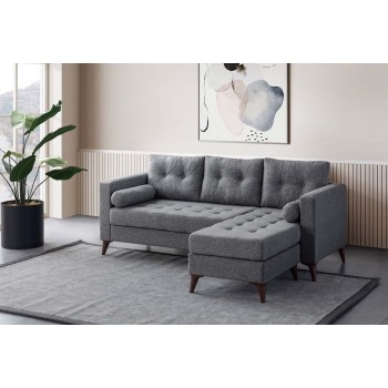 Corner Sofa Kraft - Grey Grey