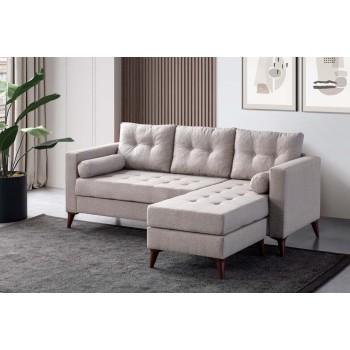 Corner Sofa Kraft - Cream Cream
