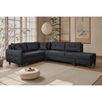Corner Sofa C-Loft Right - Anthracite Anthracite