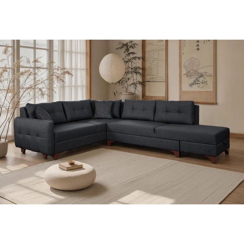 Corner Sofa C-Loft Right - Anthracite Anthracite