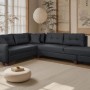 Corner Sofa C-Loft Right - Anthracite Anthracite