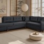 Corner Sofa C-Loft Left - Anthracite Anthracite