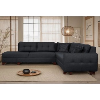 Corner Sofa C-Loft Left - Anthracite Anthracite
