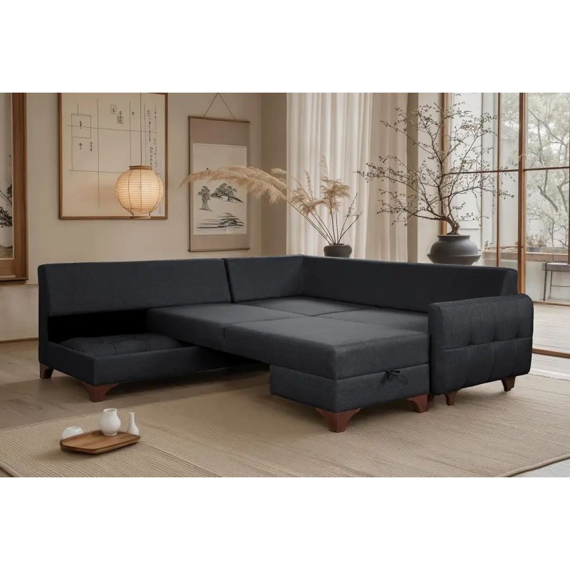 Corner Sofa C-Loft Left - Anthracite Anthracite
