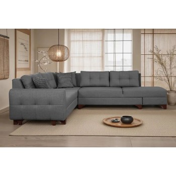 Corner Sofa C-Loft Right - Grey Grey