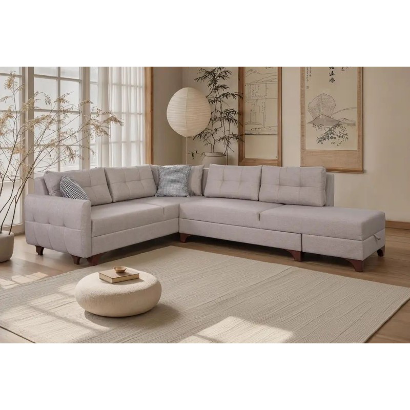 Corner Sofa C-Loft Right - Cream Cream