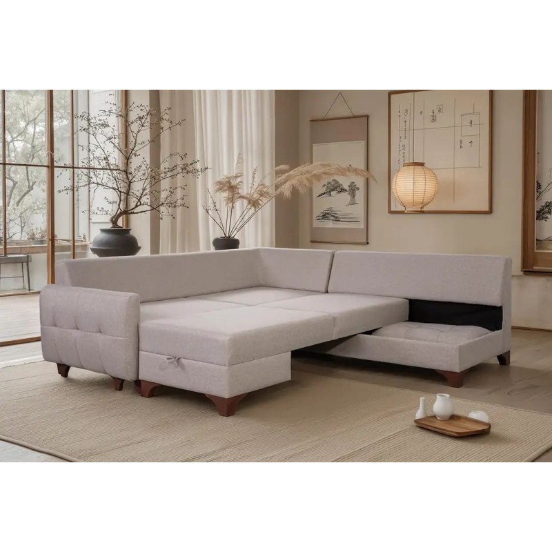 Corner Sofa C-Loft Right - Cream Cream