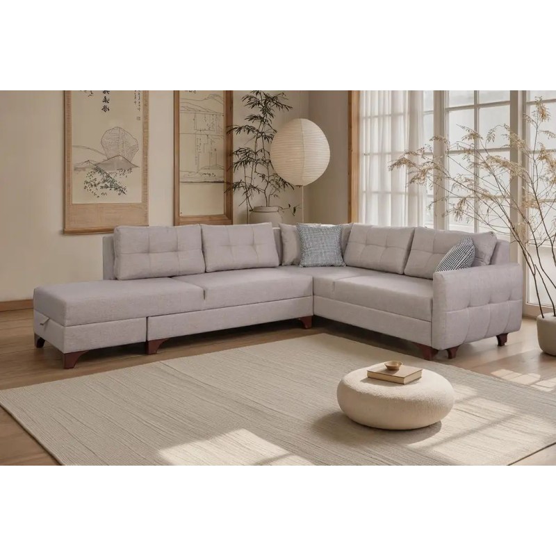 Corner Sofa C-Loft Left - Cream Cream