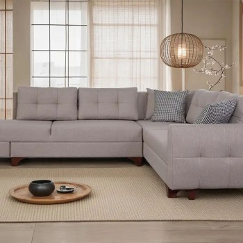 Corner Sofa C-Loft Left - Cream Cream