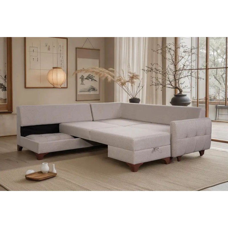 Corner Sofa C-Loft Left - Cream Cream