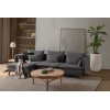 Corner Sofa Flexy Relax - Anthracite Anthracite