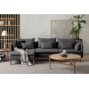 Corner Sofa Flexy Relax - Anthracite Anthracite