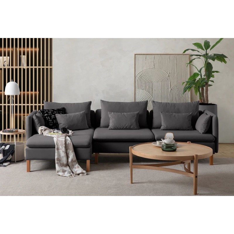 Corner Sofa Flexy Relax - Anthracite Anthracite