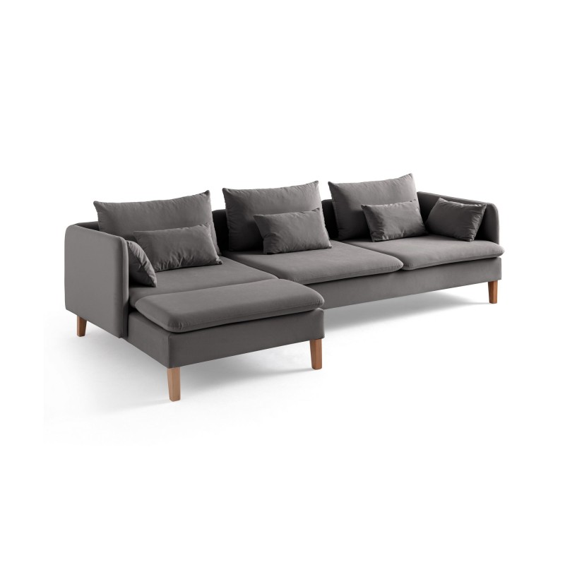 Corner Sofa Flexy Relax - Anthracite Anthracite