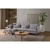 Corner Sofa Flexy Relax - Grey Grey