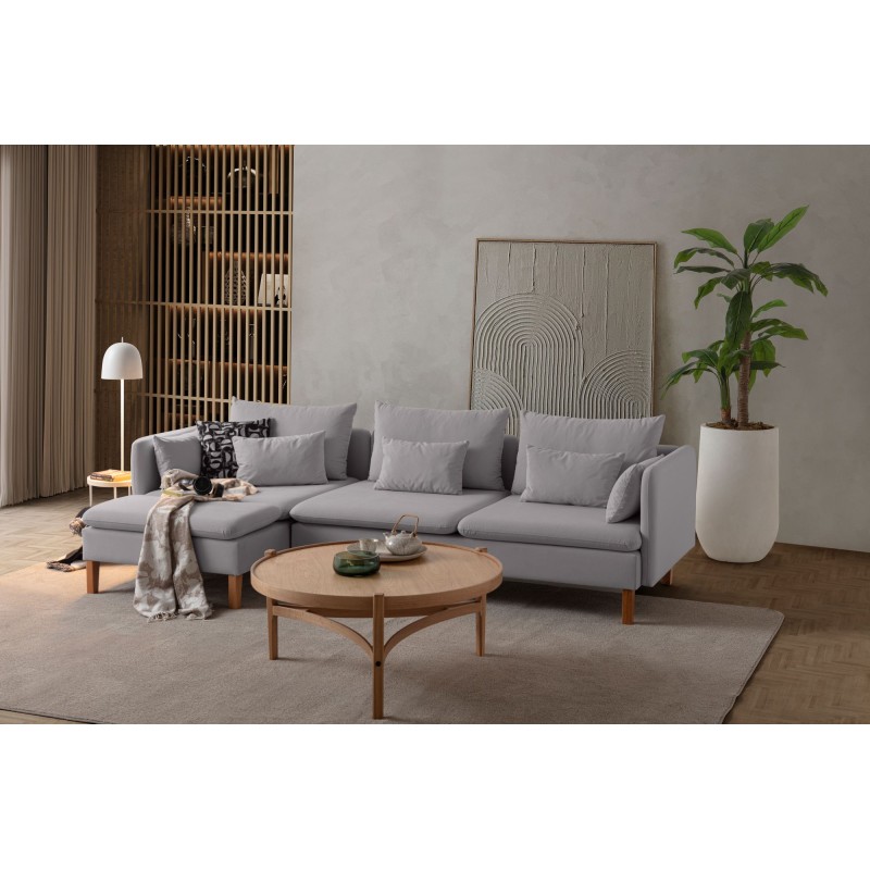 Corner Sofa Flexy Relax - Grey Grey