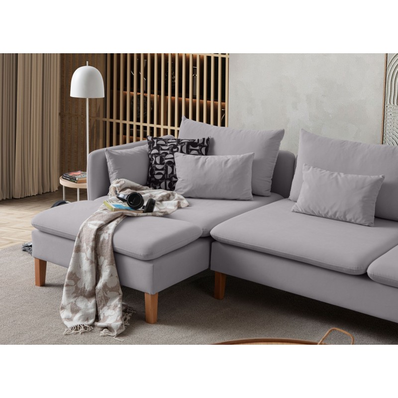 Corner Sofa Flexy Relax - Grey Grey
