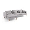 Corner Sofa Flexy Relax - Grey Grey