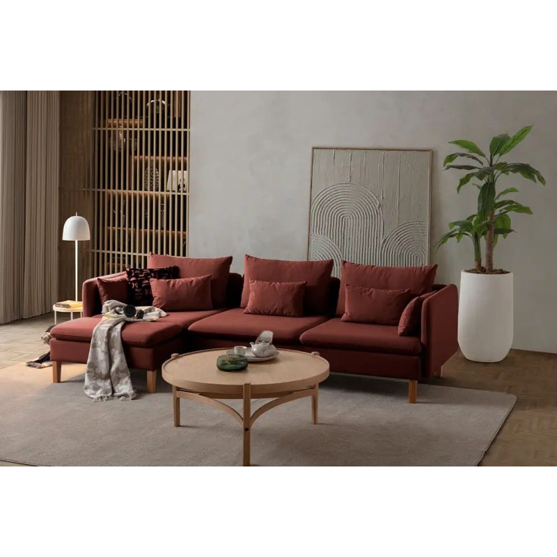Corner Sofa Flexy Relax - Tile Red Tile Red