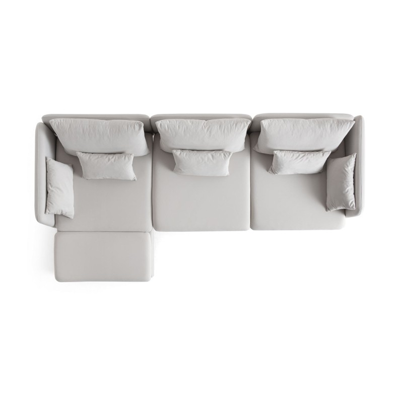 Corner Sofa Flexy Relax - Cream Cream