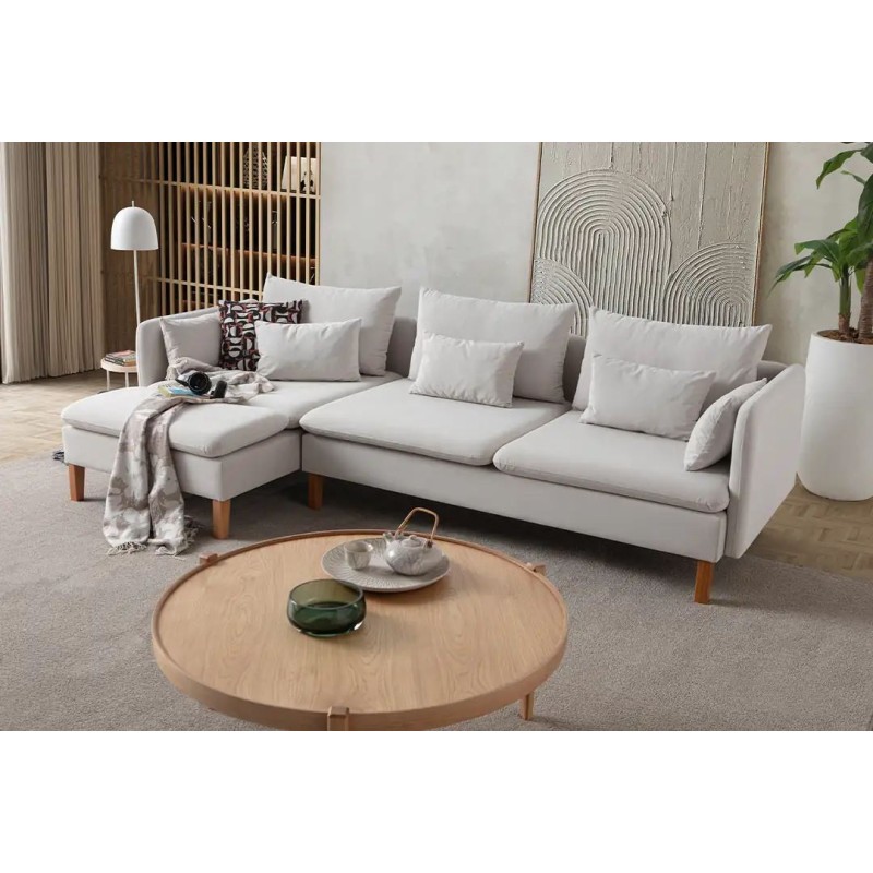 Corner Sofa Flexy Relax - Cream Cream