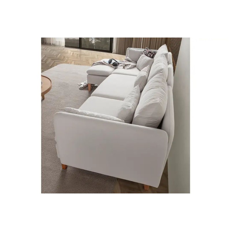 Corner Sofa Flexy Relax - Cream Cream