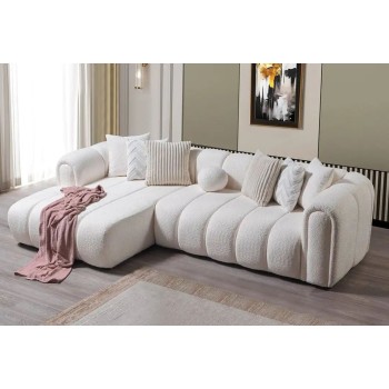 Corner Sofa N-Line Left - White White
