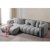 Corner Sofa N-Line Left - Grey Grey