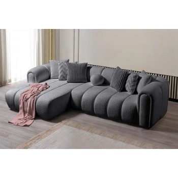 Corner Sofa N-Line Left - Dark Grey Dark Grey