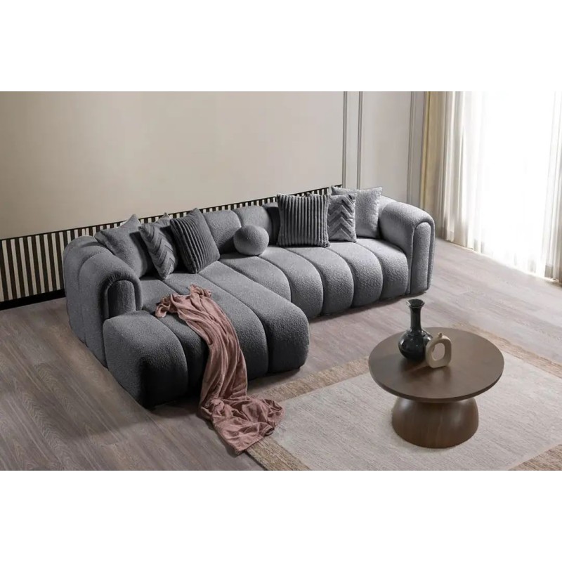 Corner Sofa N-Line Left - Dark Grey Dark Grey