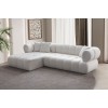 Corner Sofa Petra Left - White White