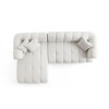 Corner Sofa Petra Left - White White