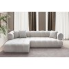 Corner Sofa Petra Left - White White