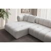 Corner Sofa Petra Left - White White
